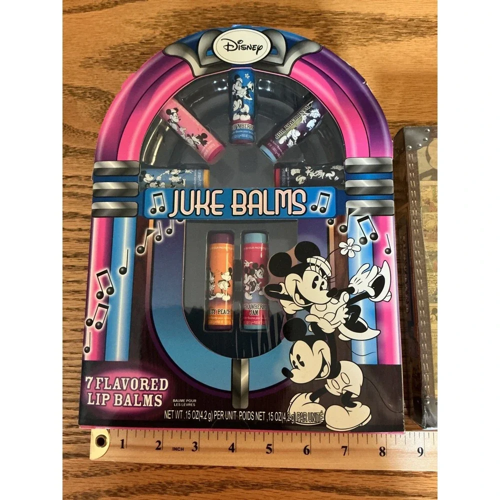 Disney Mickey Mouse Lip Balm Set Juke Balms & Day at the Fair 15pc Bundle New